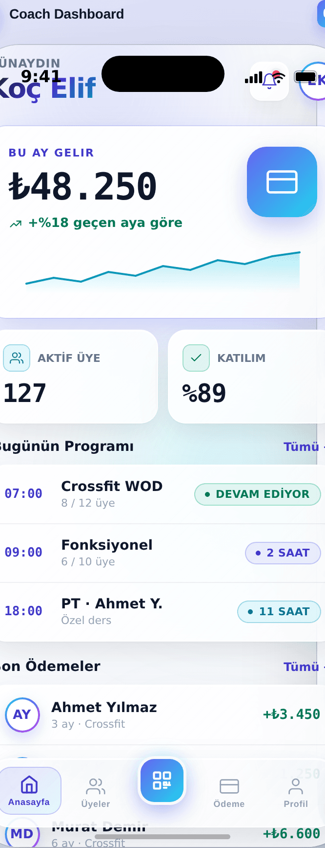 Antrenör Paneli